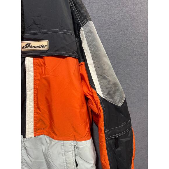 Vintage Schneider Mens Multicolor Hooded Ski Jacket Size 60R/4XL NWT - Picture 3 of 16